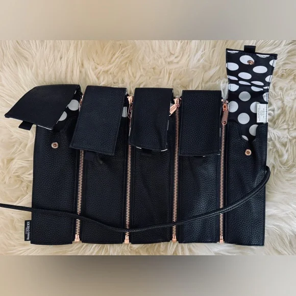 SEPHORA Beauty Insider Make Up Brush Roll Up Zipper Case - Picture 3 of 5